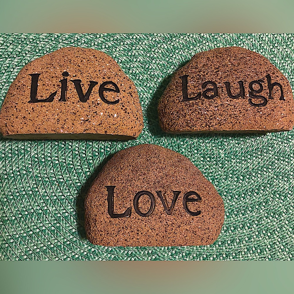 Live Laugh Love Stones